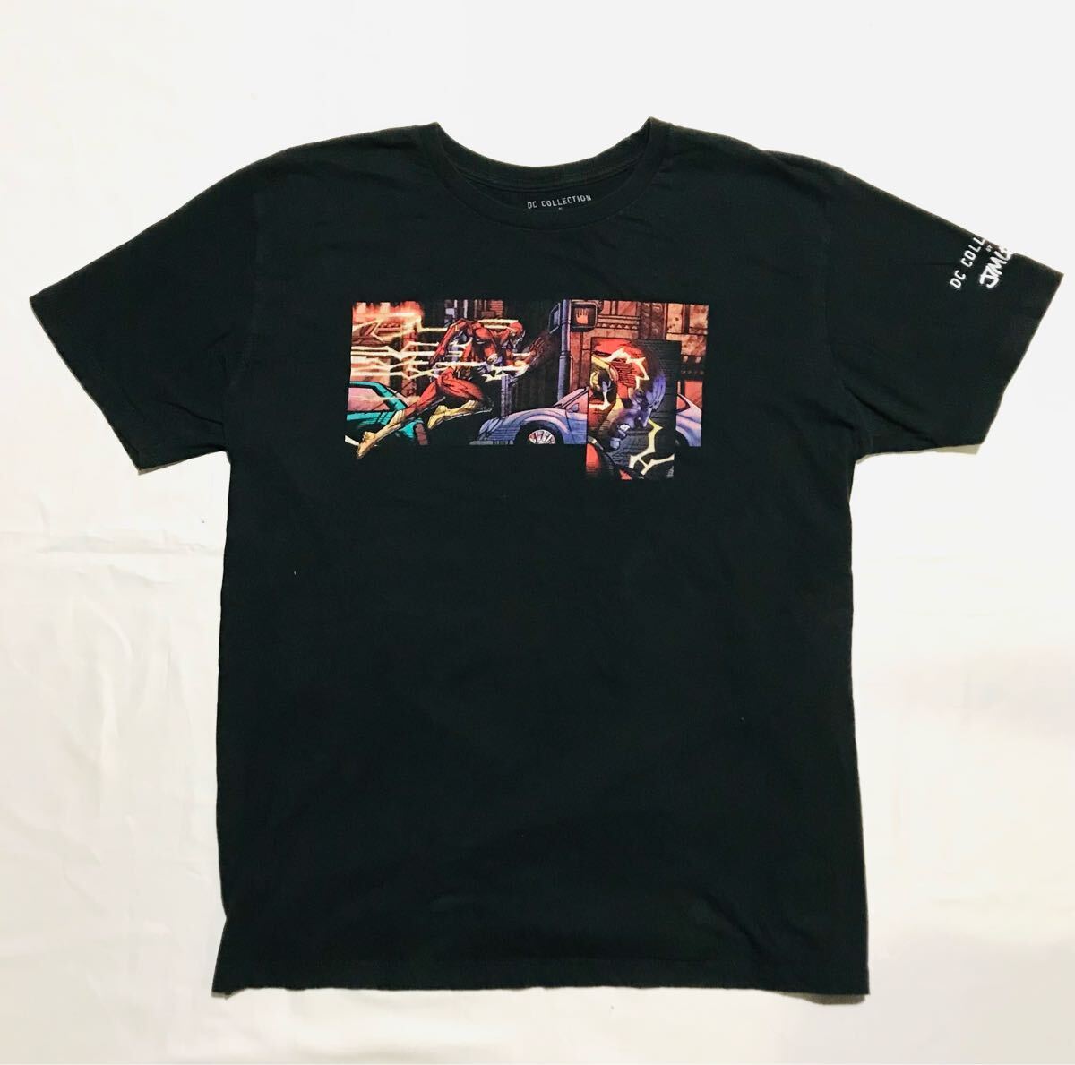 アメコミTee【DC/FLASH/JIM LEE】サイズXL/フラッシュ/ジム・リー/DC COLLECTION拍卖