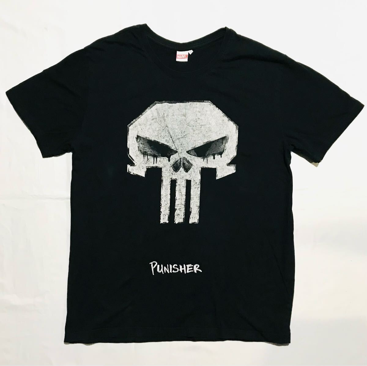 アメコミTee【MARVEL/THE PUNISHER/スカルロゴ】サイズL/パニッシャー/マーベル拍卖