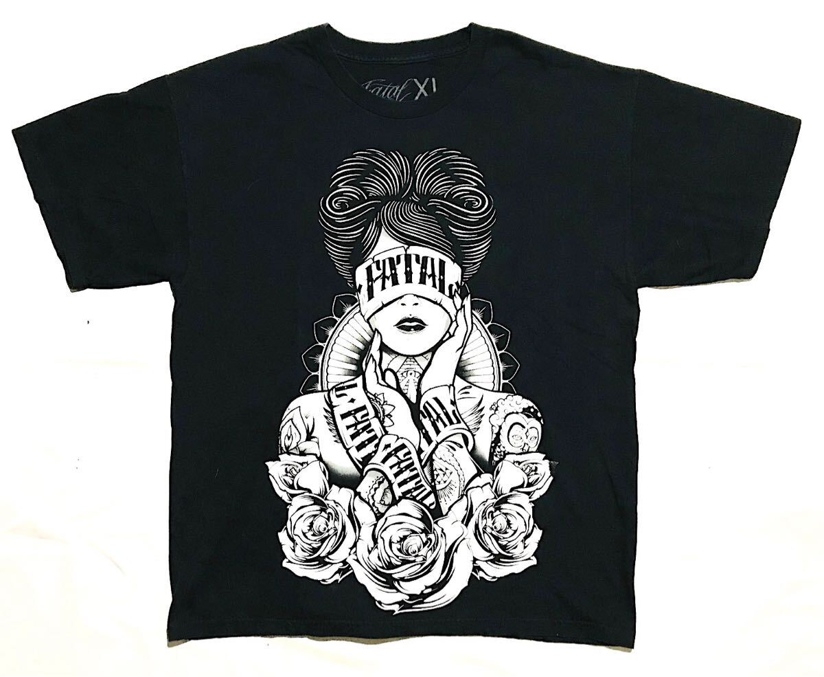 Tシャツ【FATAL】サイズXL/Fatal Clothing/west coast/フェイタル/Tattoo拍卖