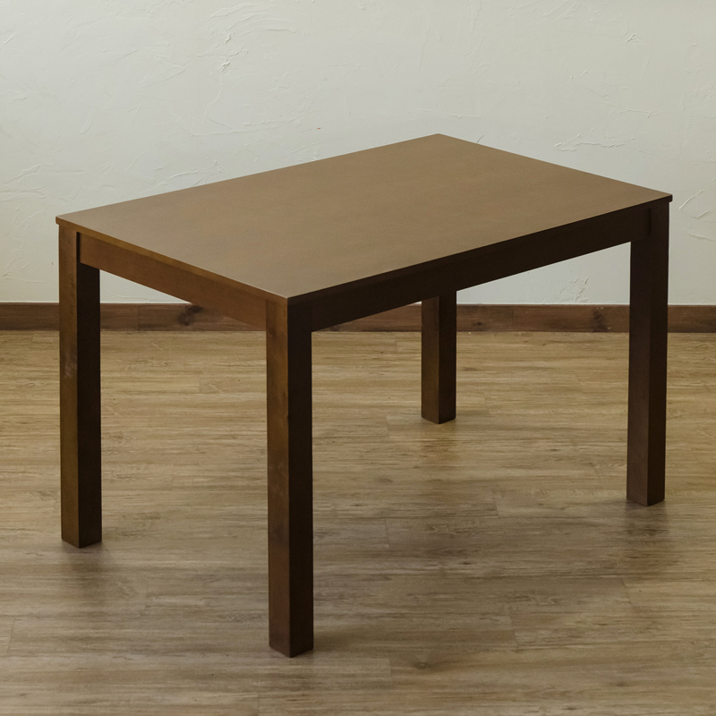 ダイニングテーブル 110cm×70cm おしゃれ 木製 フリーテーブル デスク 平机 モダン ブラウン系 コンパクトサイズ VGL-31BR拍卖