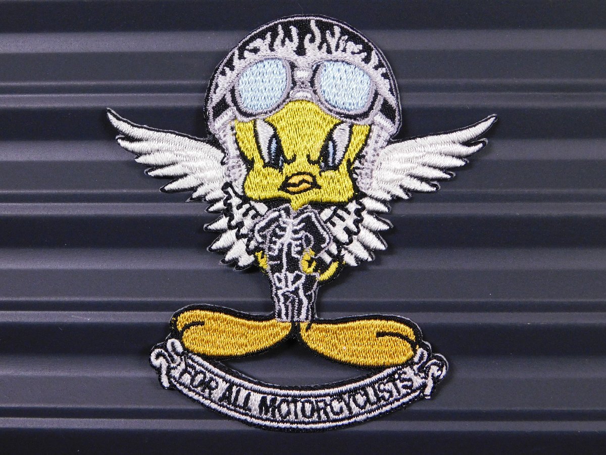 ◆送料\110◆【トゥイーティー②】※《アイロン刺繍ワッペン》 アメリカン雑貨 刺繍ワッペン アイロンワッペン拍卖