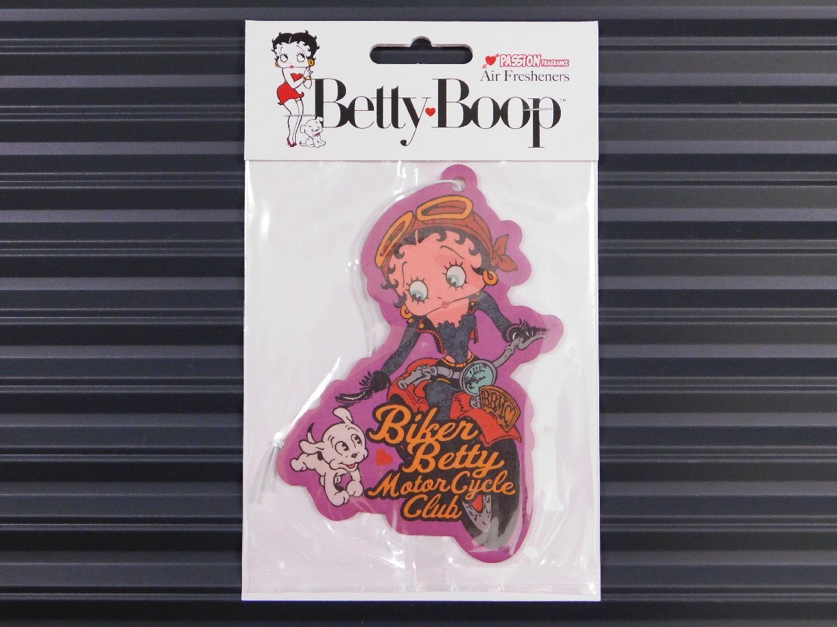 ◆送料\110◆【Betty Boop・ベティちゃん】※《エアーフレッシュナー / パッション》 品番BT-BIKER AIR FRESHENER アメリカン雑貨拍卖