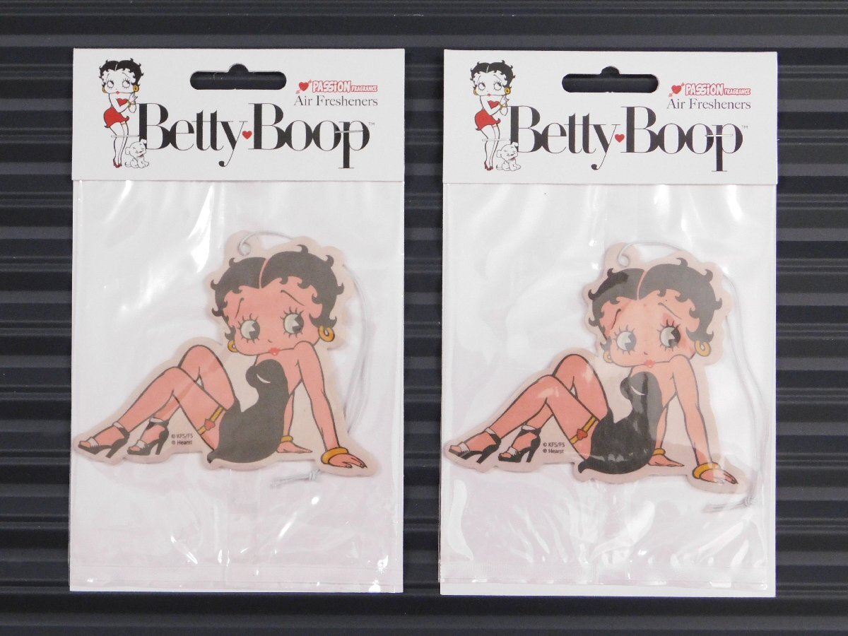 ◆送料\185◆【Betty Boop・ベティちゃん】※《エアーフレッシュナー2枚 / パッション》 品番BETTY03 AIR FRESHENER アメリカン雑貨拍卖