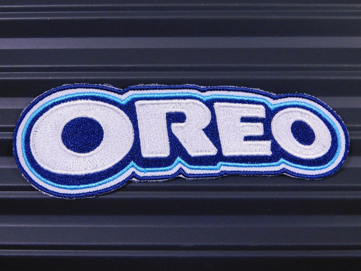 ◆送料\110◆【OREO・オレオ】※《アイロン刺繍ワッペン》 アメリカン雑貨 刺繍ワッペン アイロンワッペン拍卖