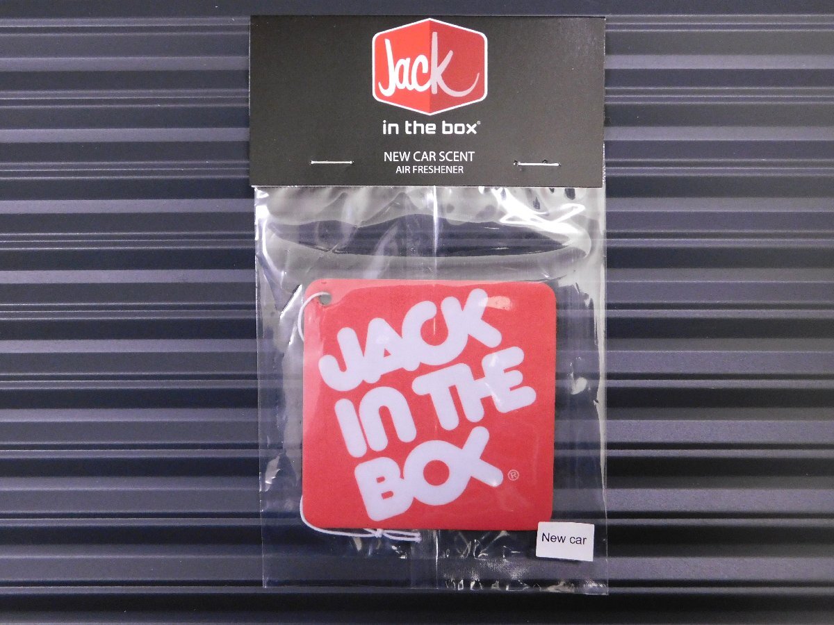 ◆送料\110◆【JACK IN THE BOX・ロゴ】※《エアーフレッシュナー・NEW CAR / ニューカー》 AIR FRESHENER アメリカン雑貨拍卖