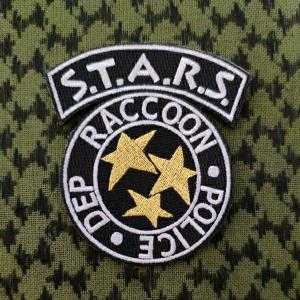 S.T.A.R.S 黒 R.P.D 刺繍パッチ ワッペン ベルクロ サバゲー ワッペン ベルクロ サバゲー拍卖
