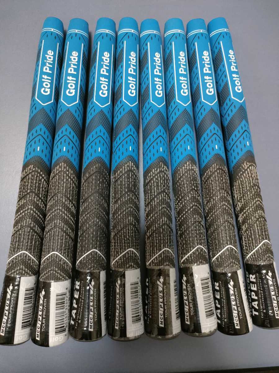 ☆未使用★激安★送料無料☆ゴルフグリップ GolfPride MCC PLUS4 ミッドサイズ 8本セット バックラインなし拍卖