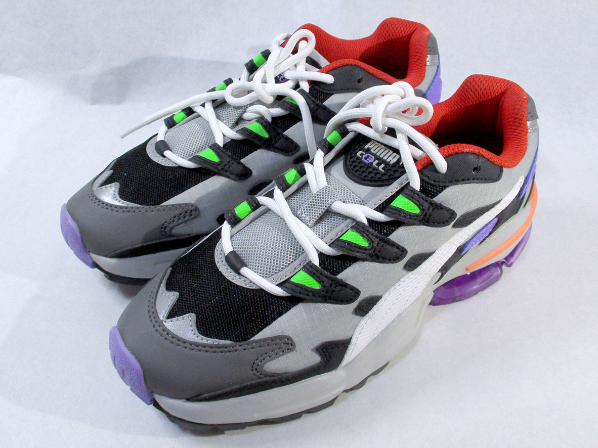 PUMA★プーマ CELL ALIEN カイト グレー/パープル スニーカー サイズ:23.5cm 未使用★S13238拍卖