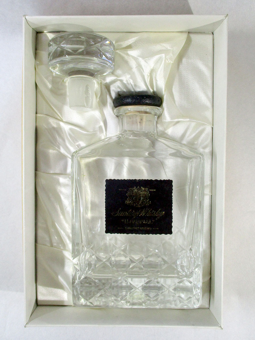 SUNTORY★サントリー インペリアル 600ml 空瓶 ヴィンデージ 栓欠け有★S13120拍卖