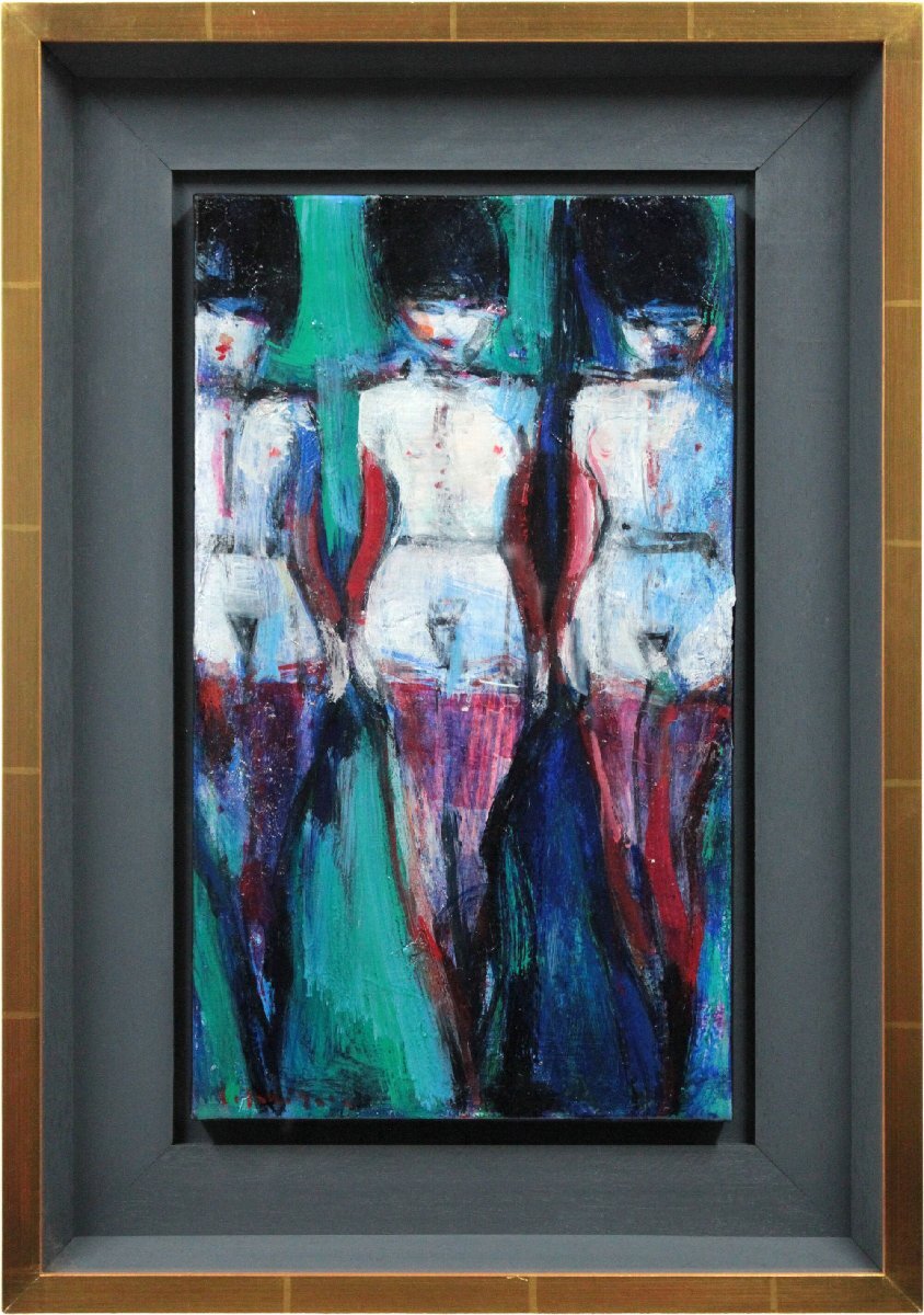 石垣定哉 「クレイジーホースのダンサー」 油絵・油彩画 絵画 - 北海道画廊拍卖