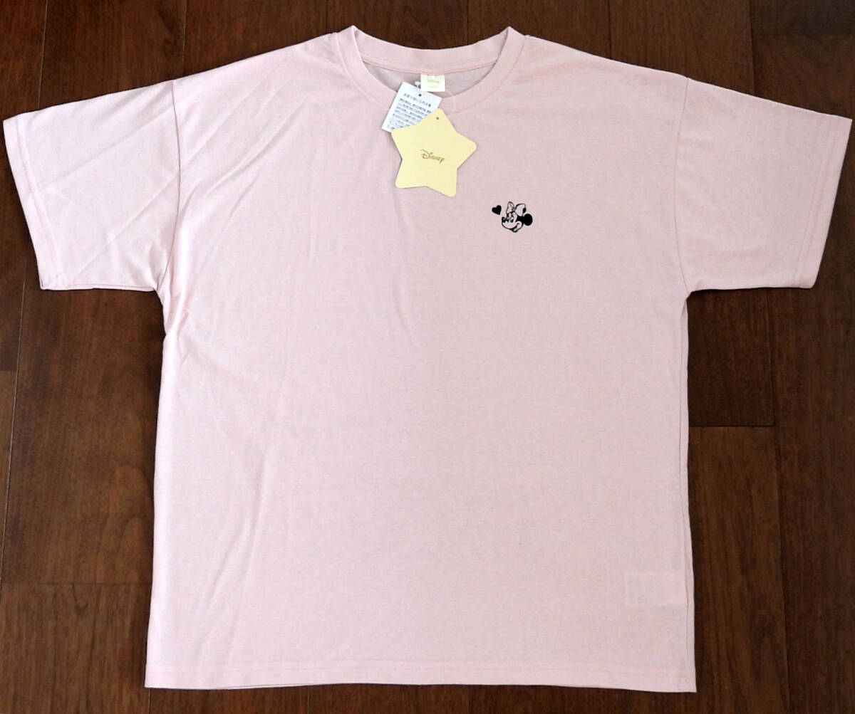 ディズニー ミニーちゃん 半袖Tシャツ レディース Lサイズ ピンク【新品未使用】拍卖