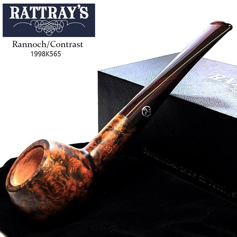 パイプ RATTRAY’S ラノック コントラスト 202 スムース ブラウン ラットレー 9mmフィルター対応 おしゃれ スコットランド製拍卖