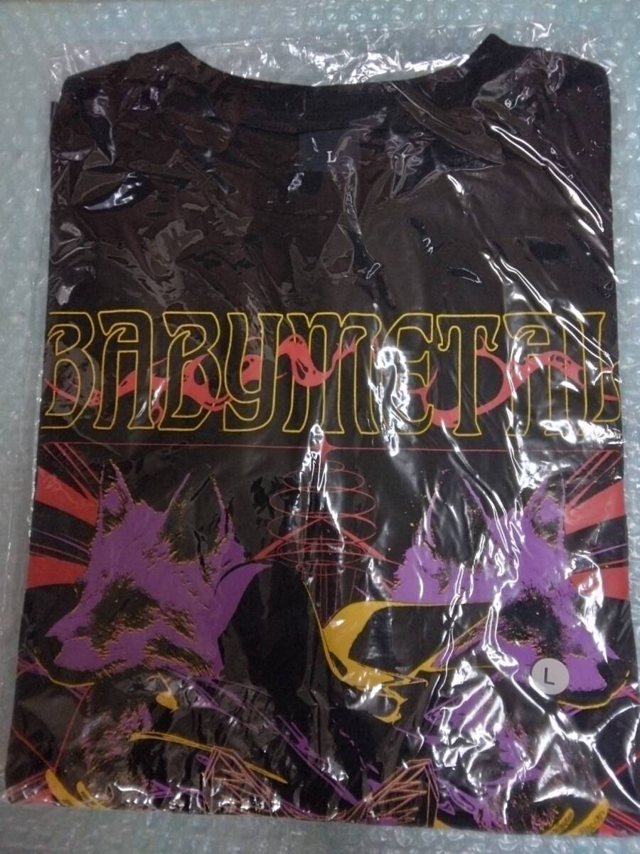 送料込即決 BABYMETAL「COLORFUL FOXES」TEE/Lサイズ/Tシャツ/LEGEND-MM/WORLD TOUR 2023-2024/横浜アリーナ/ベビーメタル/新品未開封拍卖
