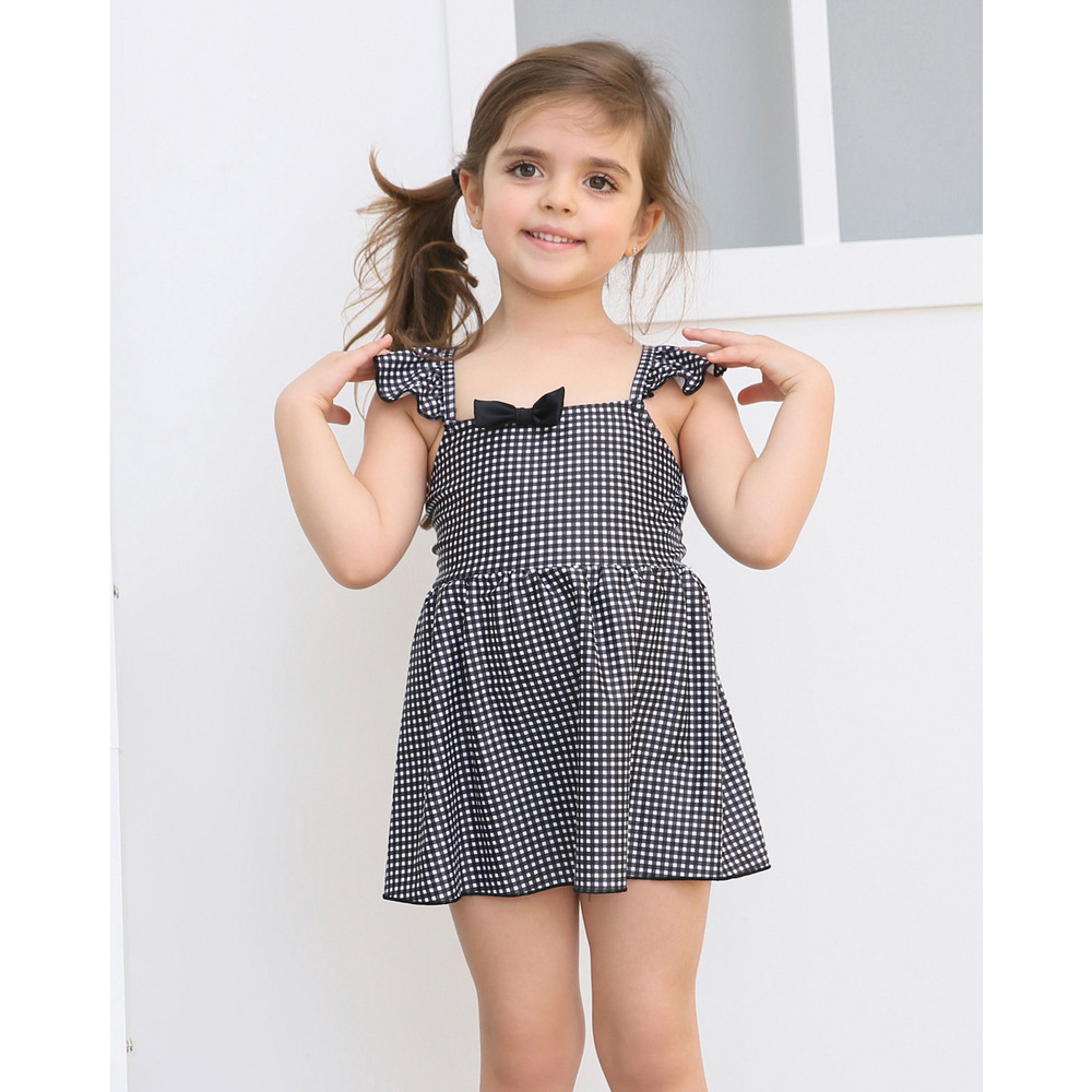 ☆ B×ブラック ☆ 110cm ☆ キッズ水着 女の子 ワンピース オールインワン キッズ 水着 女の子 ワンピース スイムウェア キッズ水着拍卖