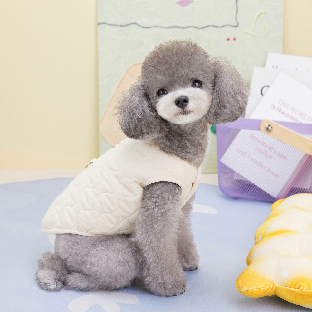 ☆ ホワイト ☆ XXLサイズ ☆ ペットウェア 暖かいベスト ペット ベスト 暖かい ペット服 中綿ベスト 犬服 犬の服 ドッグウェア拍卖