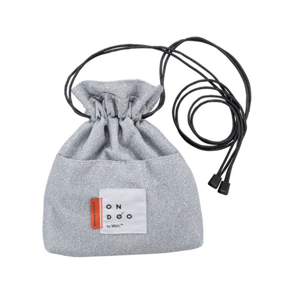 ☆ SILVER ☆ ONDOO byWpc. ラメ2WAY巾着バッグ ワールドパーティー バッグ Wpc. NC005 ショルダーバッグ ショルダーバック 斜めがけバッグ拍卖