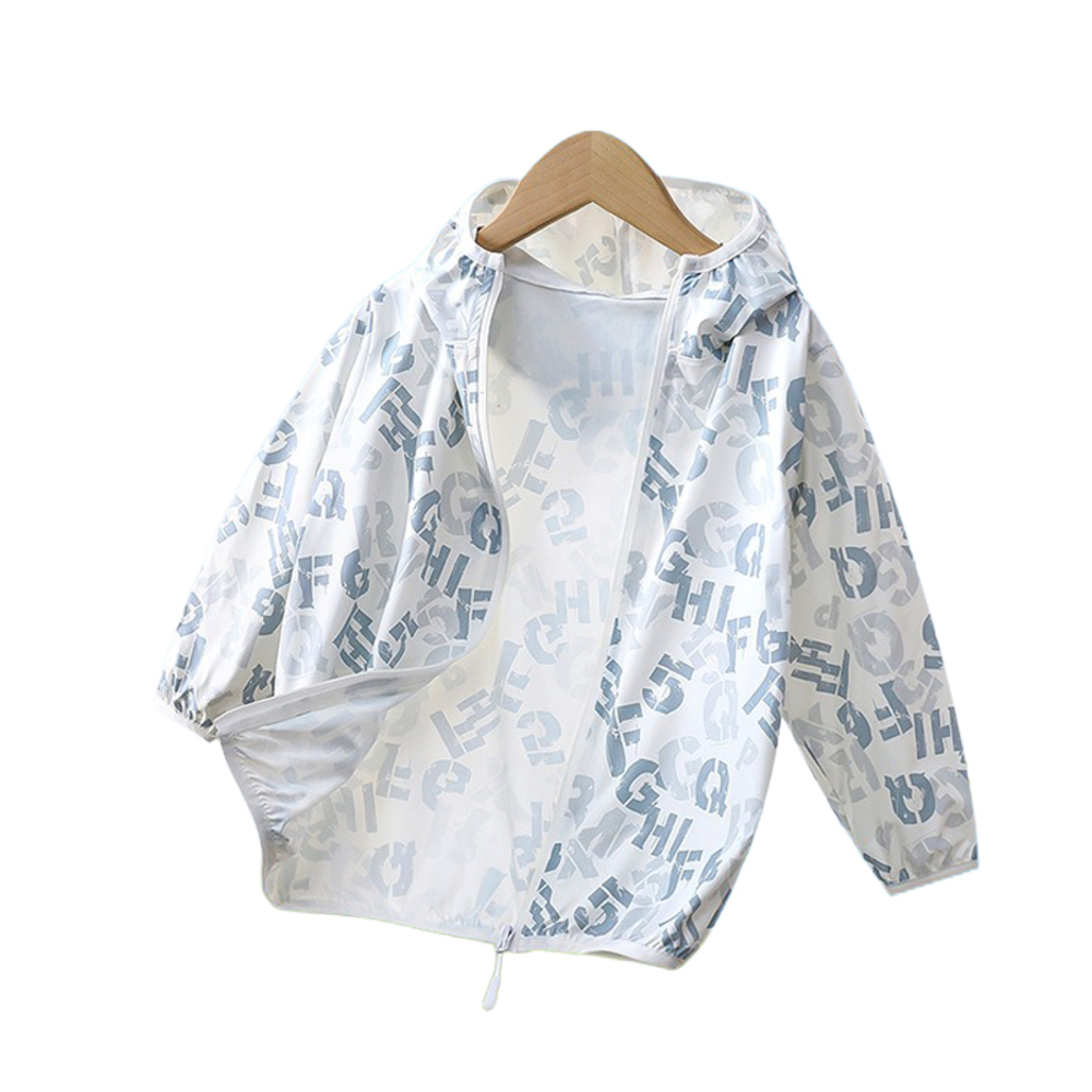 ☆ B ☆ 120cm ☆ キッズ ラッシュガード アウター パーカー ラッシュガード キッズ 長袖 フードあり 長袖ラッシュガード 男女兼用拍卖