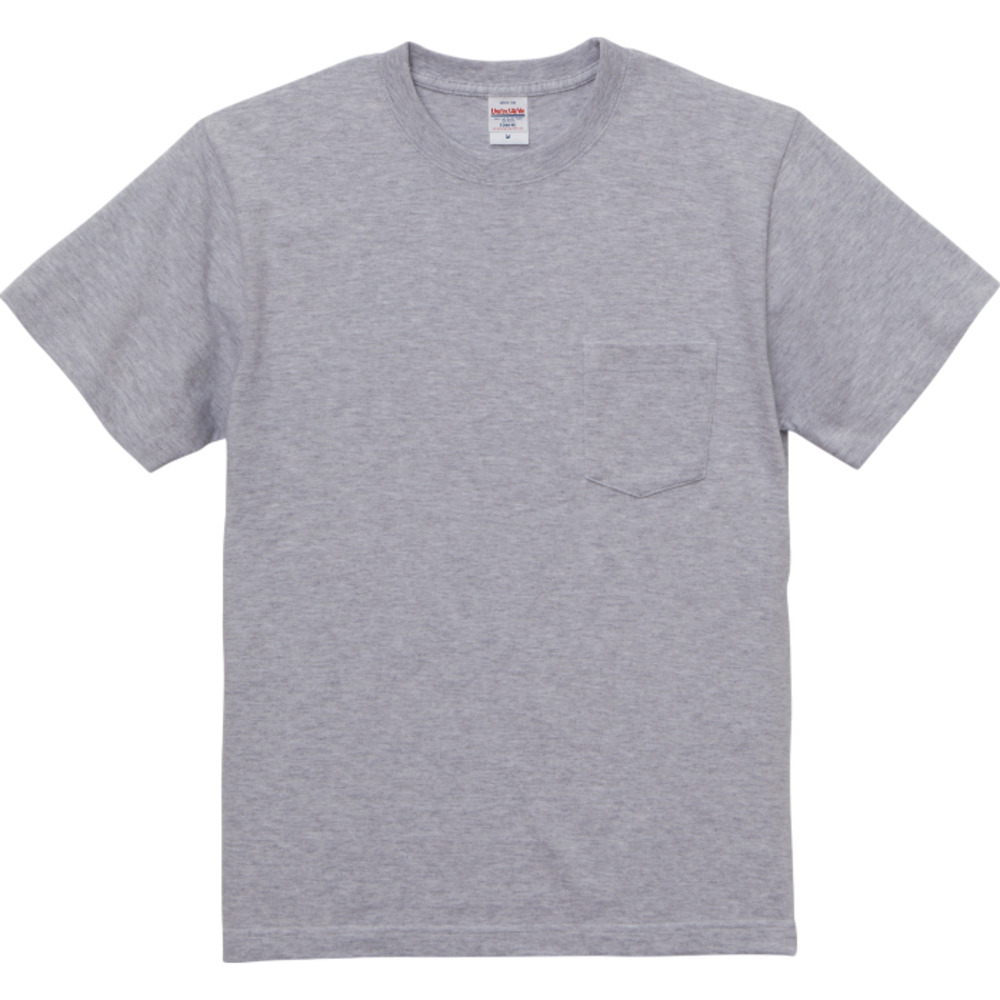 ☆ 005.アッシュ ☆ XLサイズ ☆ ユナイテッドアスレ 5.6オンス ハイクオリティーTシャツ United Athle ユナイテッドアスレ Tシャツ拍卖