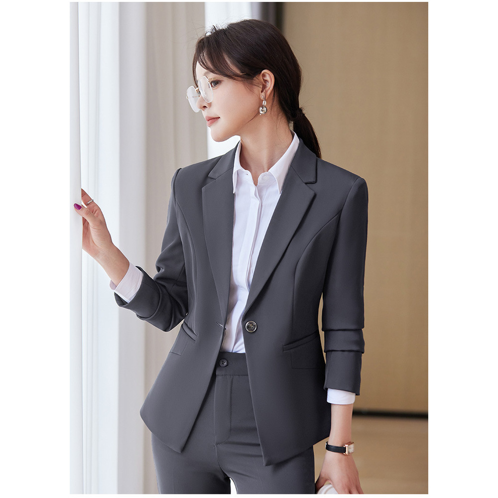 ☆ グレー ☆ XL ☆ ビジネススーツ パンツスーツ セットアップ レディース レディース スーツ セットアップ ビジネス レディーススーツ拍卖