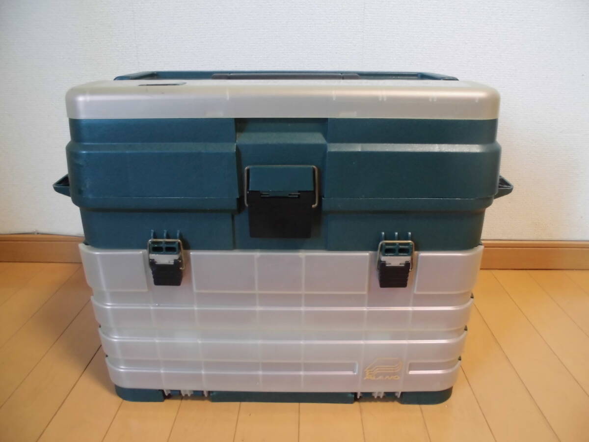 貴重 品薄 USA 大型タックルボックス オールド PLANO プラノ ガイドエリートモデル 検/へドン フェンウィック オールドパル 拍卖
