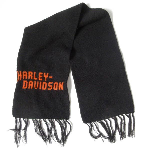 80s-90s HARLEY DAVIDSON マフラー 黒 ブラック ハーレーダビッドソン ストール ビンテージ D150-71-0001Z拍卖