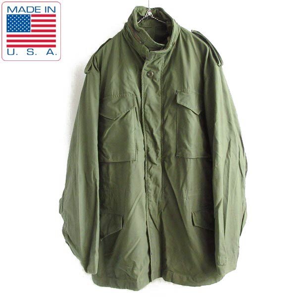 70s USA製 実物 米軍 M-65 3rd フィールド ジャケット M-L ブラスジップ サード レア アメリカ製 ビンテージ D146-18-0042ZT拍卖