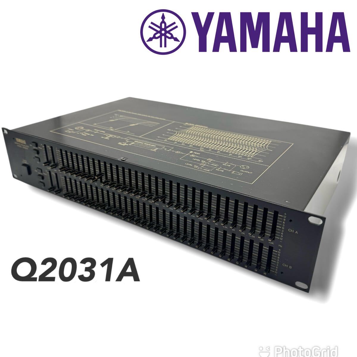 YAMAHA ヤマハ グラフィックイコライザー Q2031A オーディオ機器 ヴィンテージ 音響機器 PA機器拍卖