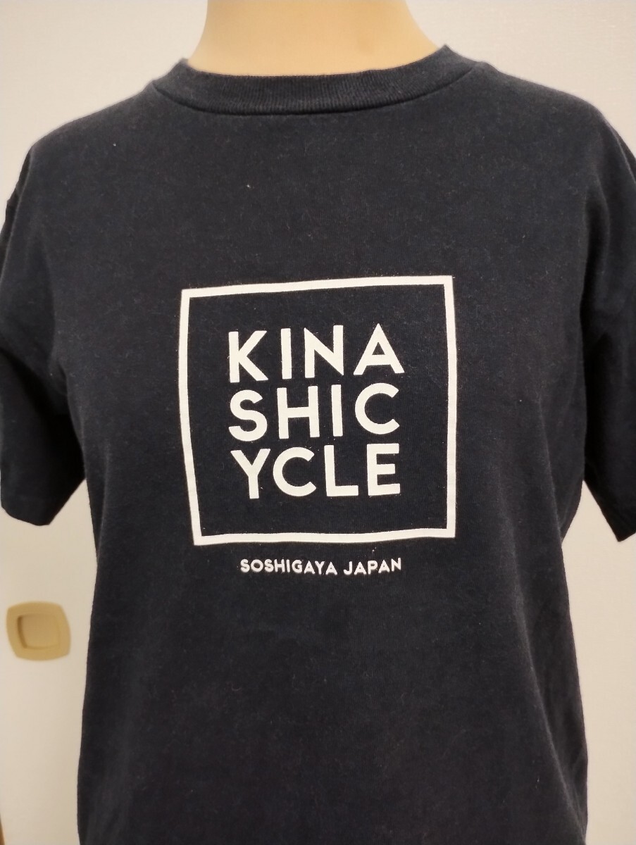 Tシャツ サイズS〜М 木梨サイクル 祖師谷ジャパン ネイビー メンズ&レディース 半袖 木梨憲武拍卖