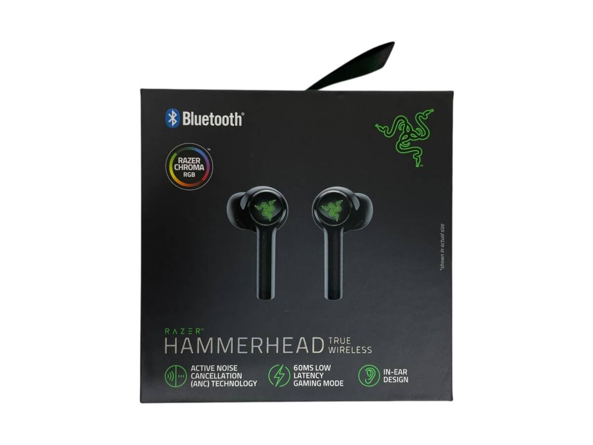 Razer (レイザー) ワイヤレスイヤホン HAMMERHEAD RZ12-03820100-R3A1 ブラック 家電/049拍卖