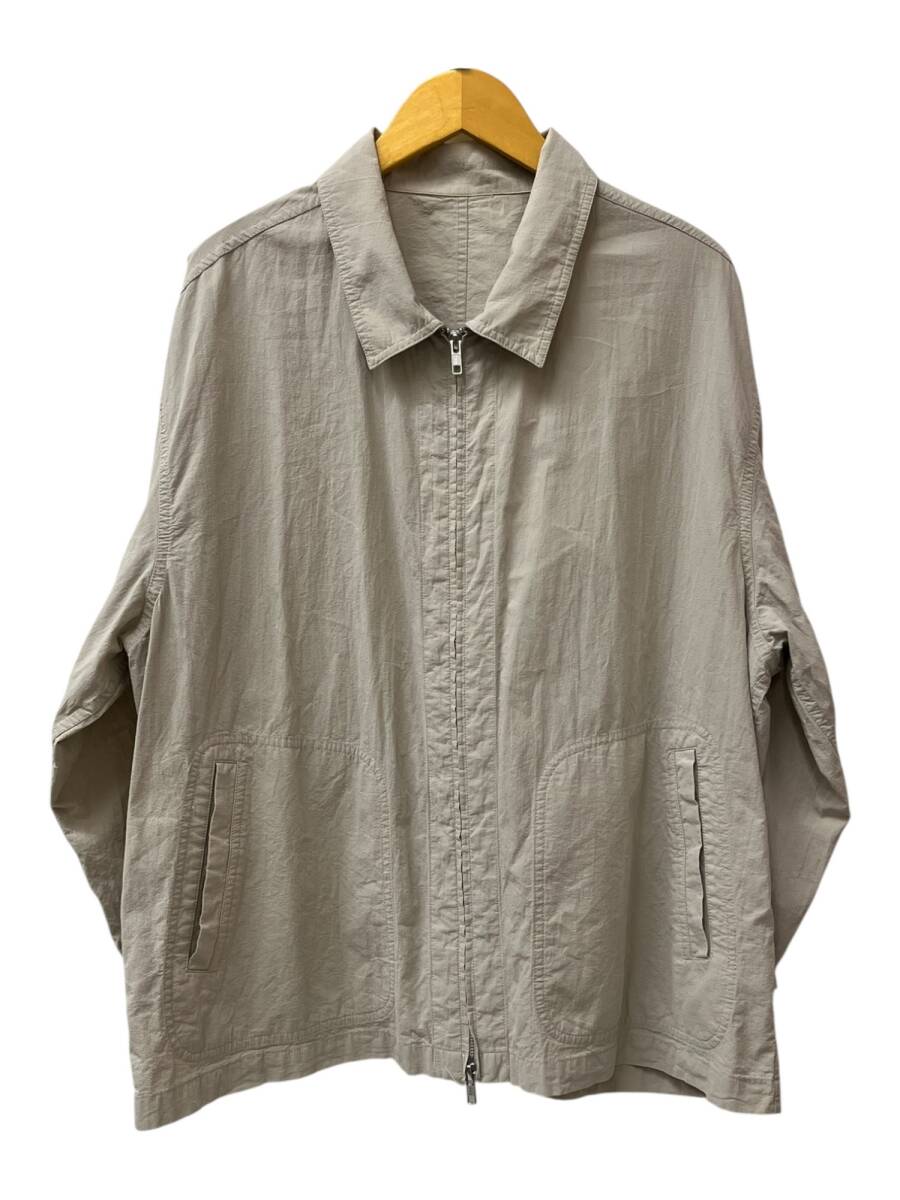 JOURNAL STANDARD (ジャーナルスタンダード) ダブルジップジャケット コットン 薄手 M ベージュ メンズ/025拍卖