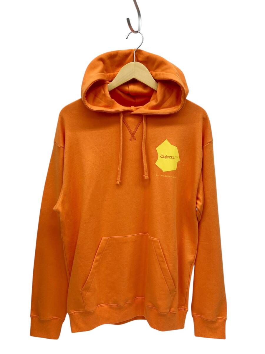 OBJECTS IV LIFE (オブジェクツ フォー ライフ) Continuity print hoodie パーカー ポルトガル製 1112-343-2507 S オレンジ メンズ/028拍卖