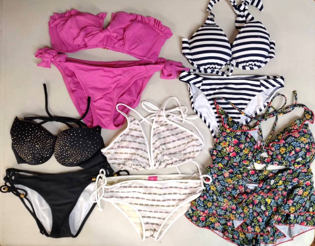 【R988】レディース水着 ビキニ SとMサイズ 5点拍卖