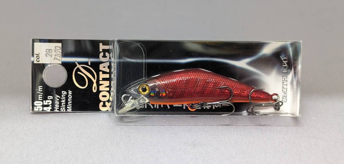 即決!!スミス★D-コンタクト 50 #28 アカグロ★新品 SMITH D-CONTACT D コンタクト拍卖