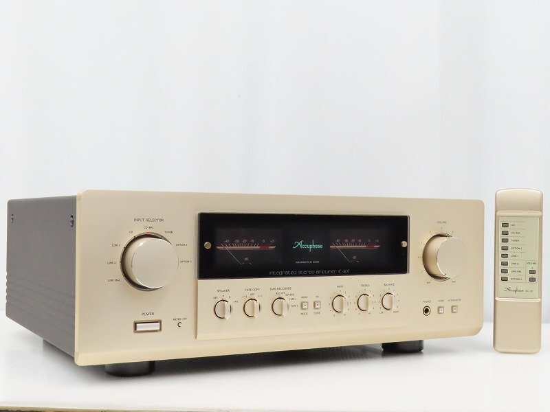 ■□【美品】Accuphase E-407/AD-10 プリメインアンプ アナログディスク入力ボード オプションボード付 アキュフェーズ□■030270002□■拍卖