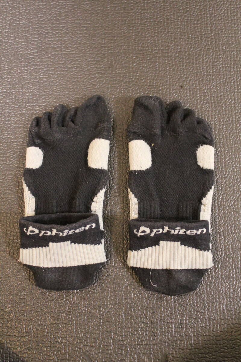 【Phiten / ファイテン】足王(ソッキング)5本指 メンズ(25-27cm)ブラック拍卖