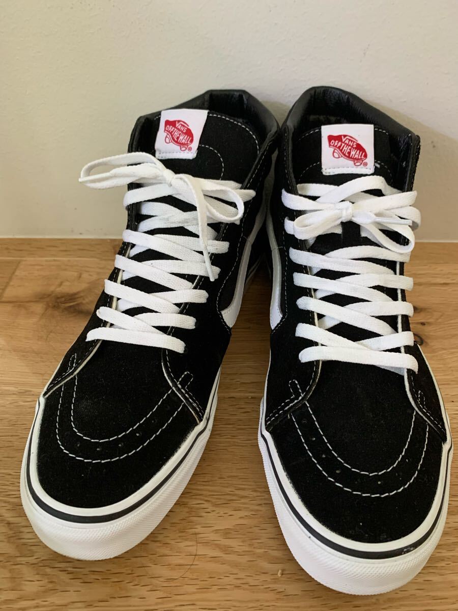 未使用 美品 VANS バンズ ヴァンズ SK-8 HI TAPERED ブラック 黒 ホワイト 白 定番 11インチ 29cm ファルケン ERA エラ オールドスクール拍卖