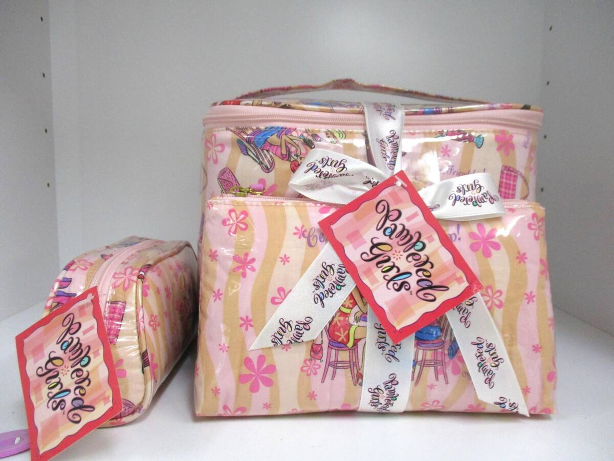 ☆【未使用品】Pampered girls パンパードガールズ バッグ ポーチ 3点セット   【S5071403】☆拍卖