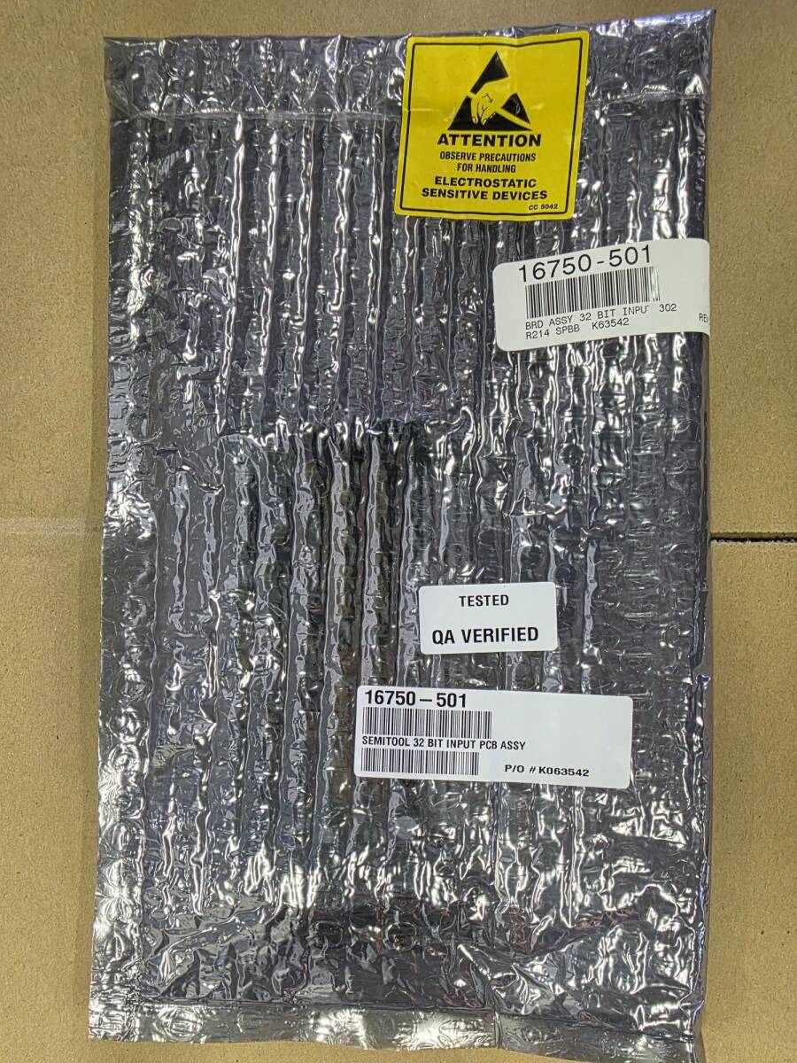 Semitool セミツール 16750-501, 32-Bit Input Board, Rev. B 未使用品拍卖