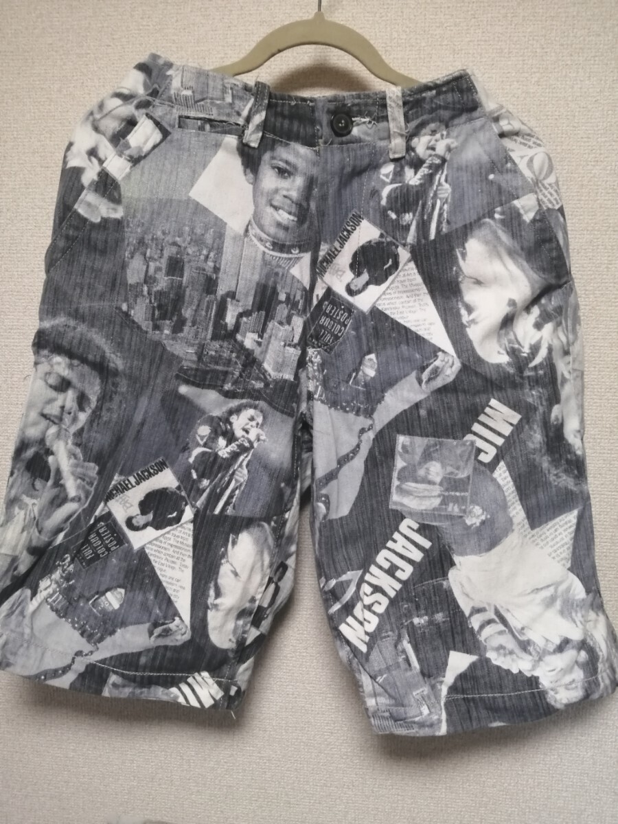【32】MICHEAL JACKSON ハーフパンツ 日本未発売 マイケルジャクソン拍卖
