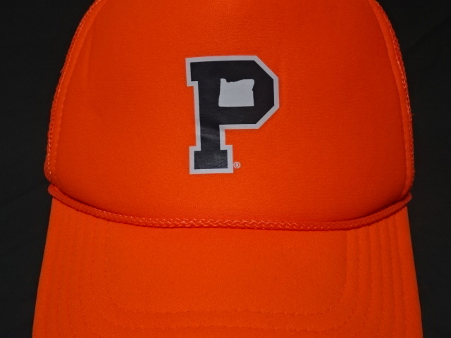 激レア USA購入 今 全米で人気の街 オレゴン州ポートランド発ブランド 【PORTLAND GEAR】【P】ロゴプリント入り メッシュキャップ 中古品拍卖