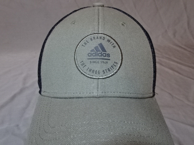 ◆ 激レア USA購入 アディダス【adidas】社製 【AEROREADY】 ロゴ刺繍ワッペン付 メッシュキャップ 中古良品 ◆拍卖