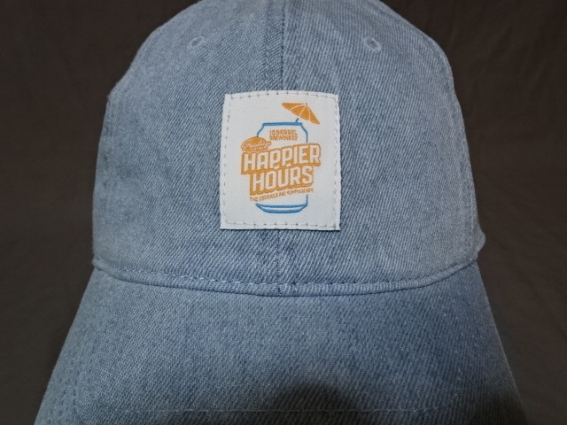 激レア USA購入 アメリカ企業モノ オレゴン州【IPA】地ビール会社【10BARREL BREWING】【HAPPIER HOURS】ロゴワッペン付 キャップ 中古良品拍卖