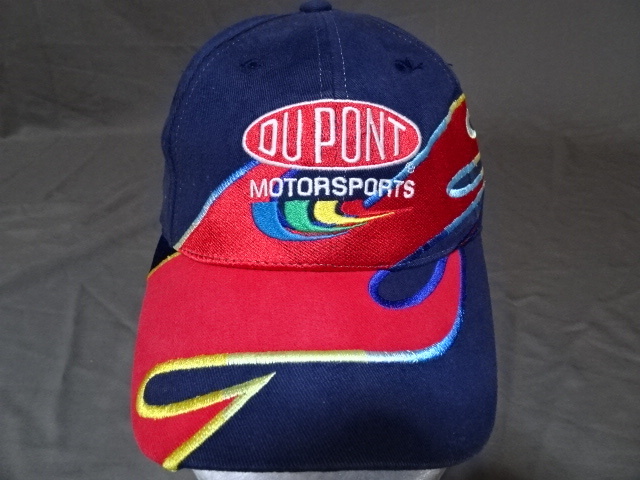 激レア USA購入 アメリカ最大モータースポーツ団体【NASCAR】参戦【DUPONT MOTORSPORTS】【#24 Jeff Gordon】ロゴ刺繍入りCAP 中古良品拍卖