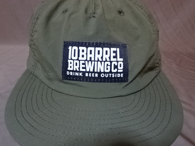 激レア USA購入 アメリカ企業モノオレゴン州 ベンド【IPA】地ビール会社【10 Barrel Brewing】ロゴワッペン付 ナイロンキャップ 中古良品拍卖
