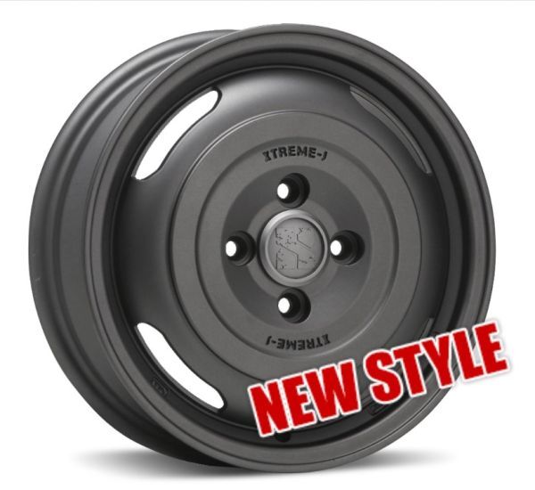 送料無料 XTREME-J エクストリームJ JOURNEY ジャーニー 12x4.0J 4/100 +42 ガンブラック 12インチ ダイハツ ハイゼット カーゴ 新品4本拍卖