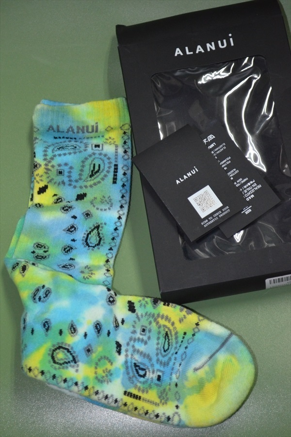 アラヌイ ALANUI Bandana Socks タイダイ バンダナ ソックス 靴下 O/S D8629拍卖