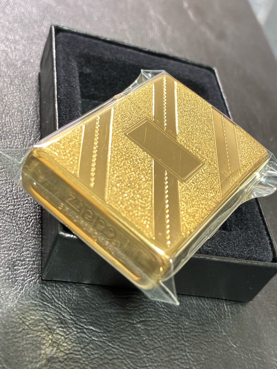 zippo ゴールド ヴィンテージ 1980年製 GOLD 特殊加工 希少モデル ゴールドインナー 2010年製ケース付き拍卖