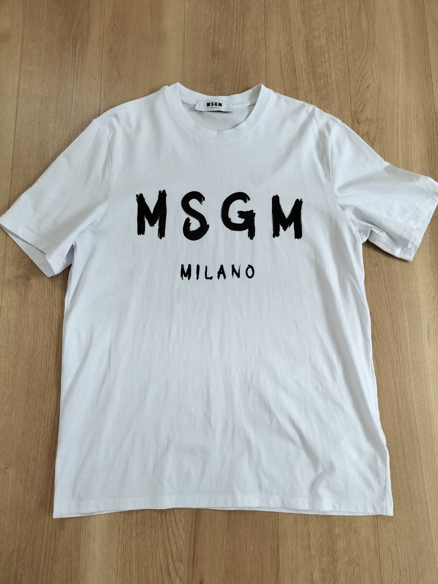 【MSGM】美品 ロゴTシャツ イタリア製 サイズS 送料無料拍卖