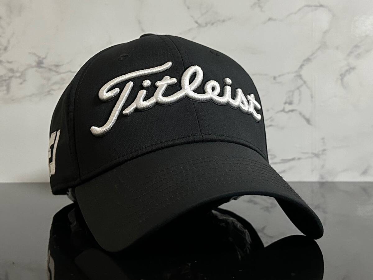 【未使用品】362KD★Titleist タイトリスト ゴルフ キャップ 帽子 上品で高級感のあるブラックにシリーズロゴとFJロゴ♪《FREEサイズ》拍卖