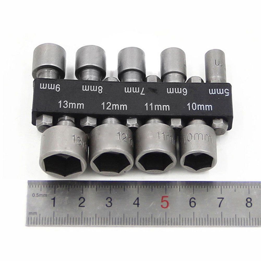 蝮DIY192:六角ソケットビットセット5~13mm 9本セット拍卖
